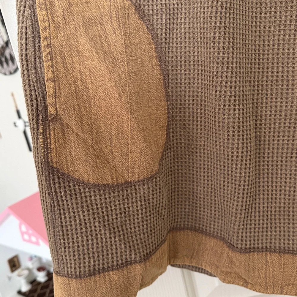 Umgee Casual Brown Shorts Romper - Picture 2 of 5
